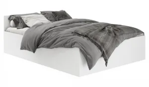 Ak furniture Posteľ CLP 100x200 cm s roštom biela