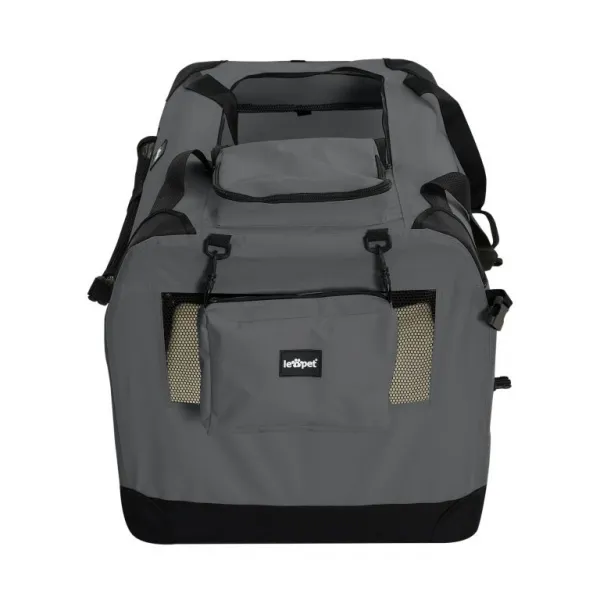 Leopet Prepravný box pre psov L, 70 x 52 x 52 cm, antracit