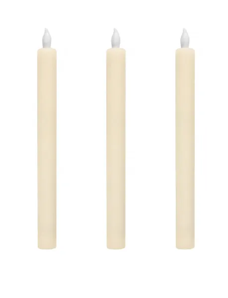 Weltbild LED skutečné voskové svíce, sada 3 ks