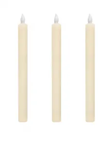 Weltbild LED skutečné voskové svíce, sada 3 ks