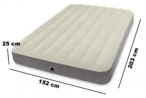 Nafukovací matrace Intex 203x152cm krémová