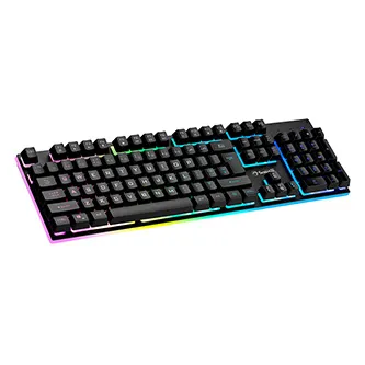 Marvo SOLDAT 20 K604 CZ/SK, Klávesnice CZ/SK, herní, membránová typ drátová (USB), černá, podsvícená