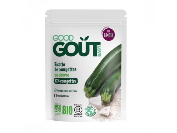 Good Gout Bio Kapsička Cuketové rizoto s kozím syrom 190 g,GOOD GOUT BIO Cuketové rizoto s kozím syrom 190 g