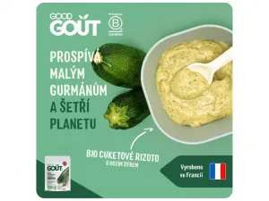 Good Gout Bio Kapsička Cuketové rizoto s kozím syrom 190 g,GOOD GOUT BIO Cuketové rizoto s kozím syrom 190 g