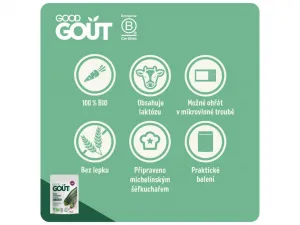 Good Gout Bio Kapsička Cuketové rizoto s kozím syrom 190 g,GOOD GOUT BIO Cuketové rizoto s kozím syrom 190 g