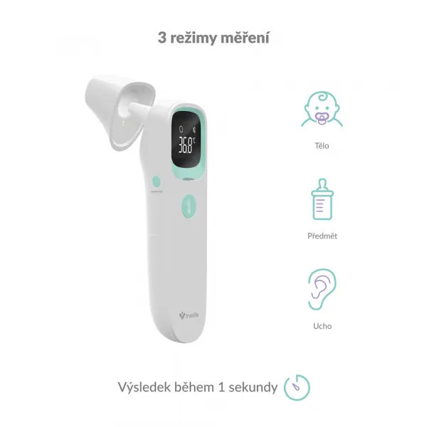 TrueLife Care Q9,TRUELIFE Teplomer bezkontaktný Care Q9