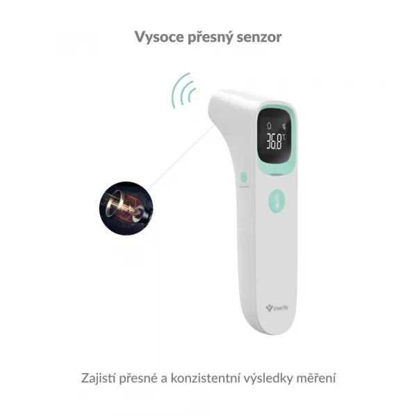 TrueLife Care Q9,TRUELIFE Teplomer bezkontaktný Care Q9