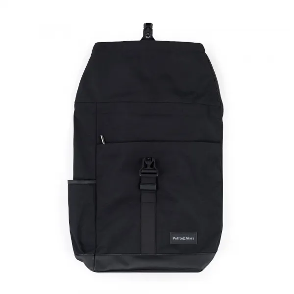 PETITE&MARS - Batoh prebaľovací na kočík Jackob Absolute Black