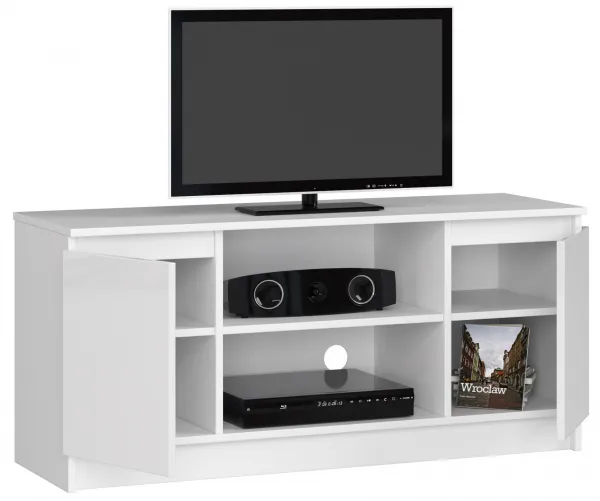Ak furniture TV stolík Tonon 120 cm biely lesk