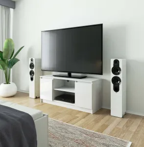 Ak furniture TV stolík Tonon 120 cm biely lesk