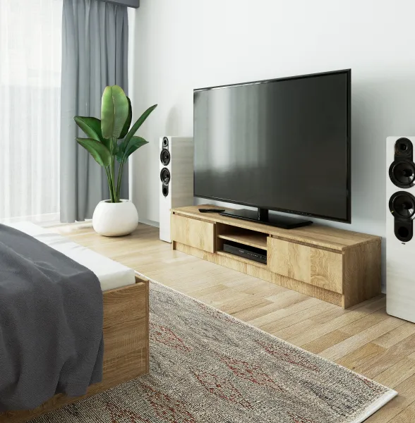 Ak furniture TV stolík Ronon 160 cm dub sonoma