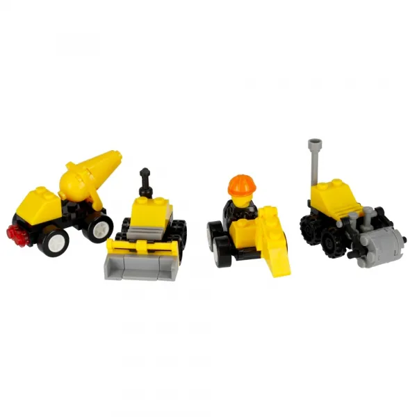 CreativeToys Stavebnica Stavebné Stroje - 4druhy