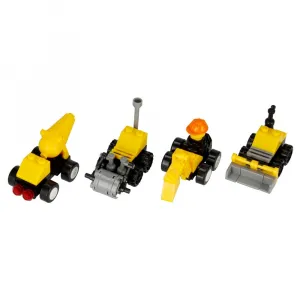 CreativeToys Stavebnica Stavebné Stroje - 4druhy