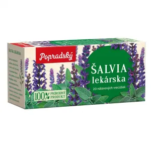 BOP Poprad Čaj BOP bylinný šalvia lekárska 20 x 1,5 g