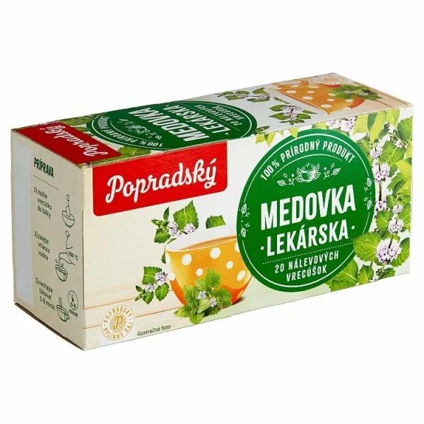 BOP Poprad Čaj BOP bylinný medovka lekárska 20 x 1,5 g