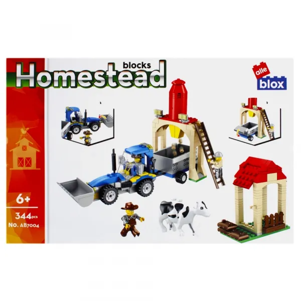 CreativeToys Farma s kravičkou a príslušenstvom