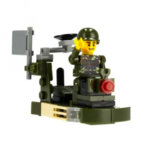 CreativeToys Vojenské vozidlo s panáčikom Stavebnica