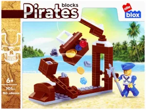 CreativeToys Stavebnica Piráti s príslušenstvom - 4 druhy