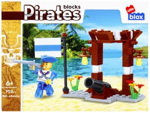 CreativeToys Stavebnica Piráti s príslušenstvom - 4 druhy