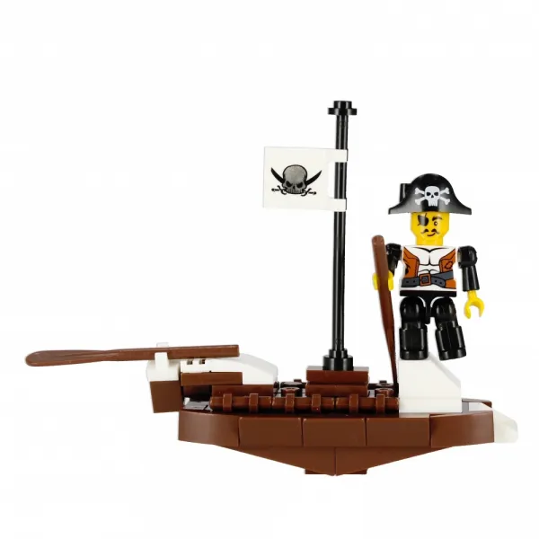 CreativeToys Stavebnica Piráti s príslušenstvom - 4 druhy