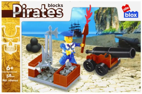 CreativeToys Stavebnica Piráti - 4 druhy