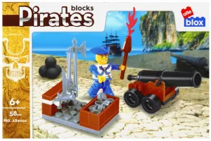 CreativeToys Stavebnica Piráti - 4 druhy