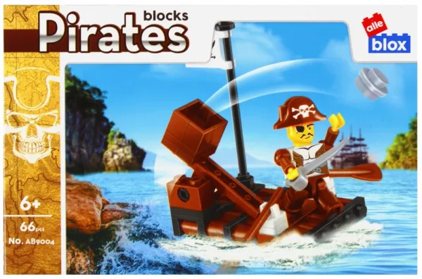 CreativeToys Stavebnica Piráti - 4 druhy