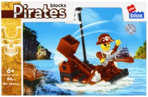 CreativeToys Stavebnica Piráti - 4 druhy