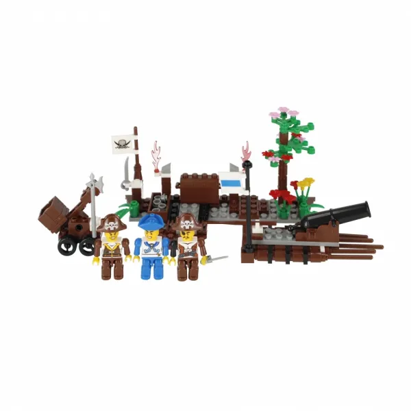 CreativeToys Stavebnica Piráti - 4 druhy