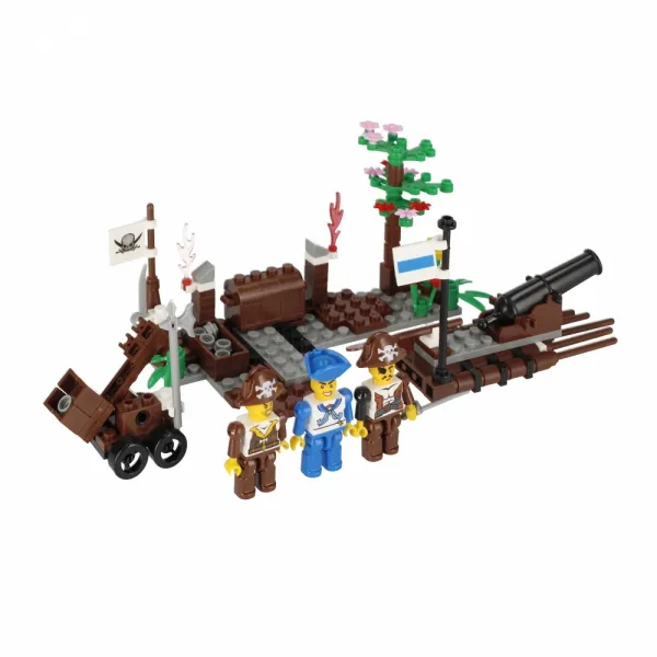 CreativeToys Stavebnica Piráti - 4 druhy