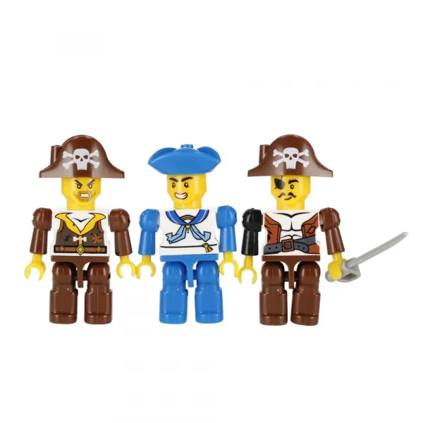 CreativeToys Stavebnica Piráti - 4 druhy