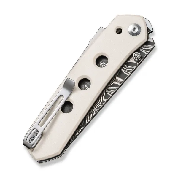 Civivi Vision FG C22036-DS1 Damascus Ivory G10