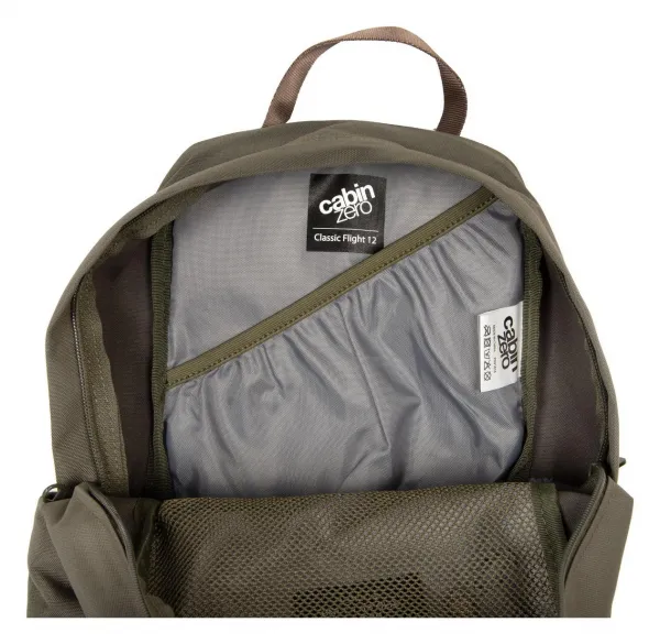 Cestovný ruksak CabinZero Classic Flight 12L Georgian Khaki