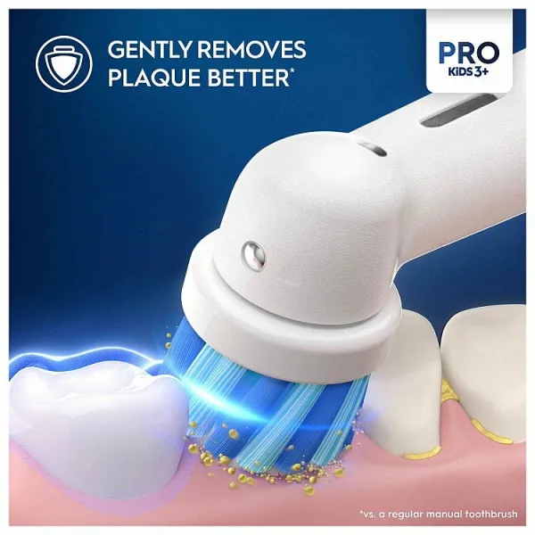 Oral B PRO Kids 3+ náhradné hlavice na zubnú kefku pre deti Spiderman 4 ks