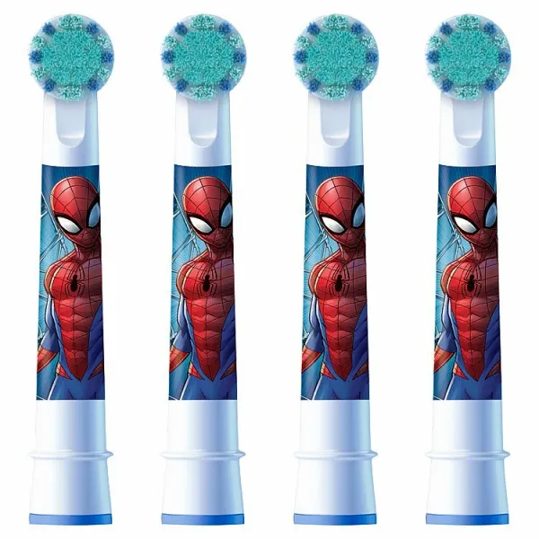 Oral B PRO Kids 3+ náhradné hlavice na zubnú kefku pre deti Spiderman 4 ks