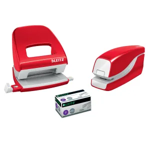 Elektrická zošívačka Leitz New NeXXt WOW 5566 červená