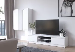 Ak furniture Obývacia stena CLP biela