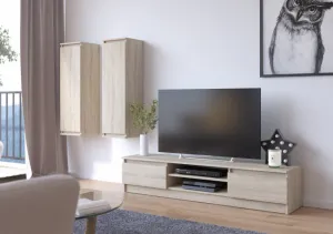 Ak furniture Obývacia stena CLP dub sonoma