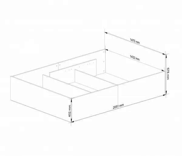 Ak furniture Posteľ CLP 140x200 cm dvojlôžko s roštom biela