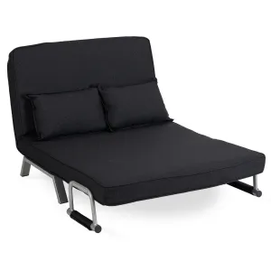 JAKS Rozkladacie kreslo Bart 2 čierne