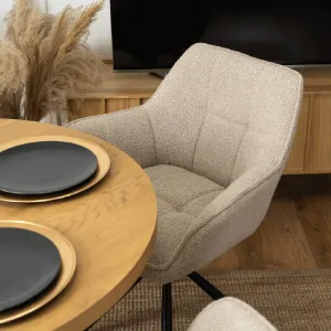 JAKS Jedálenská stolička béžová Peony
