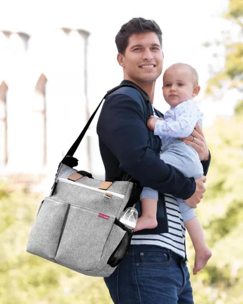 SKIPHOP Prebaľovacia taška Skip Hop Duo Signature grey melange