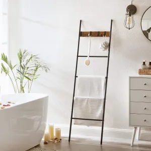 SONGMICS Vešiak na uteráky Vasagle COZY čierny