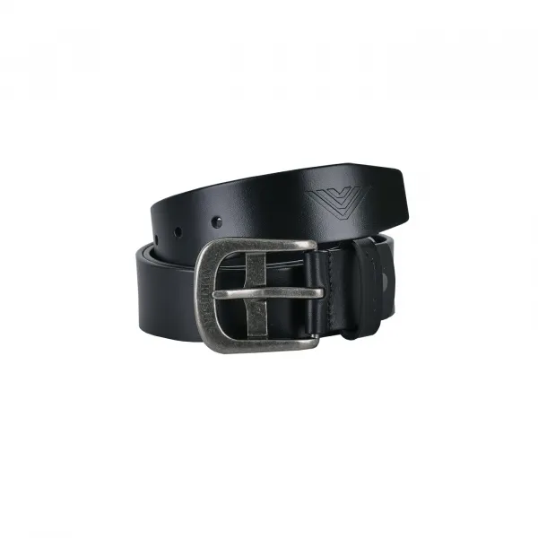 Bushman Pánsky kožený opasok Bottle Belt II, čierny 105