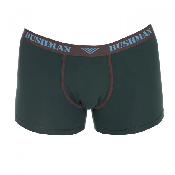 Bushman boxerky Edward 3Pack tmavohnedé/tmavošedé/svetlomodré S
