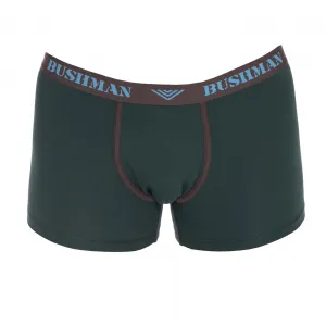 Bushman boxerky Edward 3Pack tmavohnedé/tmavošedé/svetlomodré S