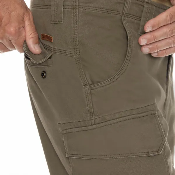 Bushman nohavice Chirk tmavá khaki 64