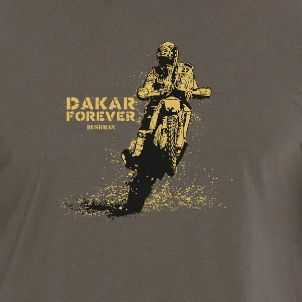 Bushman Pánske tričko Dakar, tmavohnedé M