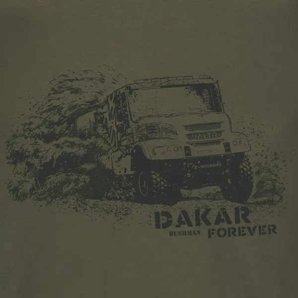 Bushman Pánske tričko Dakar, dark green M