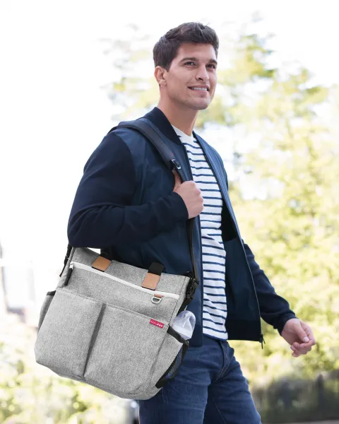 SKIPHOP Prebaľovacia taška Skip Hop Duo Signature grey melange